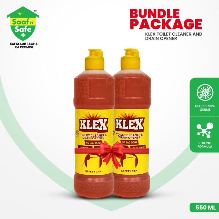 SaafnSafe KLEX 550 ML (Pack of 2)