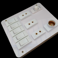 Electric Extension Board Wall Electric Board High Quality PVC Box & Fibar Sheet Piano Switch Sockets. 