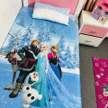 Kids Printed Bedsheets(stitched) | Frozen All Characters Printed Bedsheet | Cartoon Printed Bedsheets | Cute Cartoon Printed Bedsheets For Boys and Girls. 