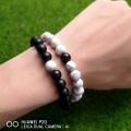 2Pcs Natural Stone Beads Distance Couple Bracelet Men Women Jewelry Gift. 