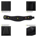 Sports Factory - Weight Lifting Belt gym exercise belt for Men and Women 6 Inch Nylon Neprene padded Weight Lifting Core & Lower Back Support Workout Waist Belt for Weightlifting Fitness WITH Free Straps. 