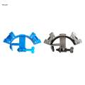Fish Tank Hose Clamp Mounting Clip Fixing Clip Adjustable Water Pipe Clamp Blue. 