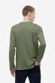 ELO - Tessentials Men's Contrast Crew Neck Long Sleeve Tee Shirt - Tshirt For Men / Tshirt For Boys. 