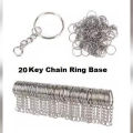 20 Key Chain Ring Base for Making Key Chains. 