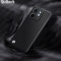 Quiberk for Infinix Smart 9 HD / Hot 50i Soft Carbon Fiber Beetle Pattern Shockproof Slim Back Protective Case Cover. 