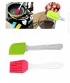 Spatula and Pastry Brush Set, Oil Brush for Cooking Silicon,Silicon Brush for Kitchen. 