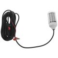 12V-24V Fishing Light Green 108Pcs Led Underwater Fishing Light Lures Fish Finder Lamp Attracts Prawns Squid Krill - White shell & green light. 