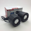 2 Portable USB-Powered 5V Mini Speaker with 3.5mm Stereo Connector Mini Speaker for Laptop / PC / Mobile. 