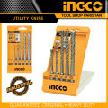 INGCO 5 Pcs SDS Plus Hammer Drill Bits Set. 