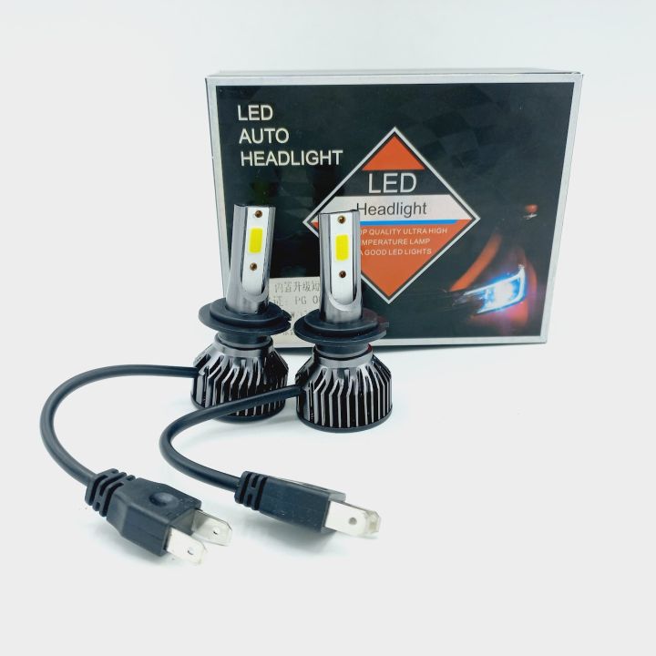 H7 LED Headlight Bulbs,120W 12000LM Super Bright Waterproof Cool White LED Bulbs, Pack of 2