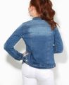Women Longline Denim Jacket. 