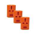 Multi 3 Pin Power Plug Travel Adapter Multi Shoe Plug Switch Sockets Extension Plug Converter Plug Socket With LED Light. 