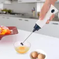 Coffee Beater Milk Frother, USB Rechargeable, 3-Speed Adjustable, Handheld Electric Foam Maker with 2 Stainless Whisks, Egg Beater Mini Blender Drink Mixer for Coffee, Cappuccino, Latte, Hot Chocolate, Eggs Mix. 