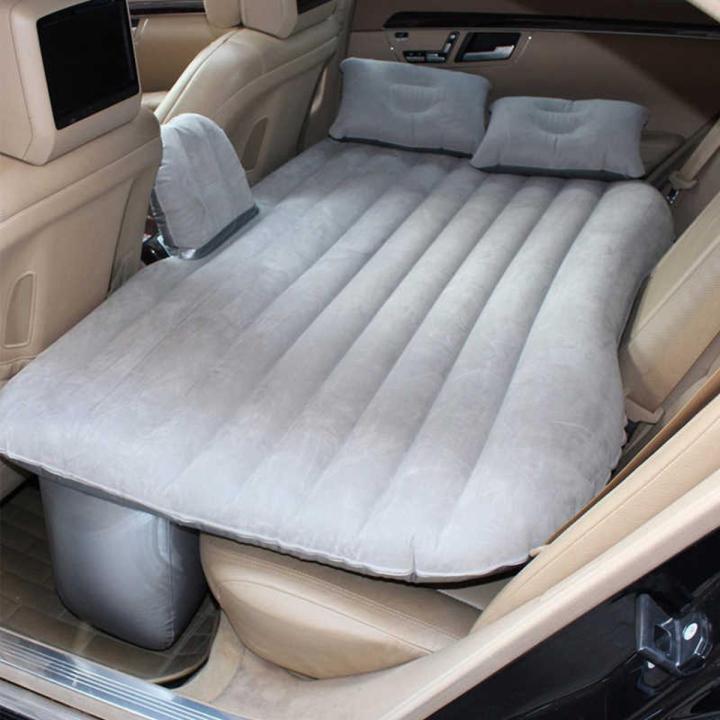 Universal Car Air Mattress Travel Bed Inflatable - Grey