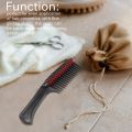 3 Pack Hair Comb, Comb Roller, Detangling Roller Comb Integrated Hair Roller Comb, Anti Splicing Comb for Salon Barber Hair Dye. 