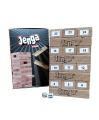 Classic Hasboro Jenga Wooden Stacking Tower with numbers and dice Game for Kids & Adults -  Hardwood Jenga Game. 