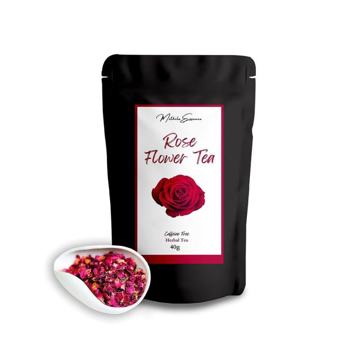 Rose Flower Tea | Natural Sun-Dried Petals | Herbal Tea | 50 gm