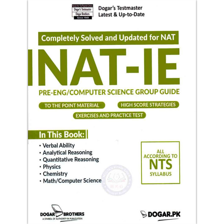 NAT-IE Pre Eng,Computer Science Group Guide for NTS