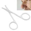 Nose Hair Scissor Curved Blades Scissor Stainless Steel Safety Rounded Tip Nose Hair Trimmer Men Professional Mustache & Beard Scissors Nose Ear Eyebrow Pet Trimming Stainless Steel Scissors Safety Round Tip Design for Trimming Eyelashes Nose Facial & Ear. 