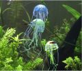 Pair of Aquarium Glowing Swim Effect Artificial Jellyfish Ornament Fish Tank Underwater Luminous Ornament Landscape Decoration. 