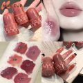 Gege Bear Lipstick Colored Lip Balm Waterof Long Lasting Jelly Lip Gloss Mirror Glass Moisturizing Lip Glaze Lip Cosmetics for Women. 