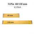 cltgxdd Gold plated FPC Connector cable Line 13 21 23 25 27 31 33 39 45 51 Pin FFC FPC Flexible Flat Ribbon Cable Pitch 0.3 mm. 