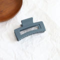 Matte Transparent and Matte Solid Girls Hair Claws Rectangle Hair Clips hair catchers for Women Simple Elegant Hair Accessories (Multi Colors), hair chutki. 