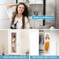 Flexible Mirror Sheets Self Adhesive Removable Non Glass Mirror Tiles Mirror Stickers Decals For Home Room Bedroom 3d Wall Decor. 
