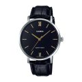 Original Casio - MTP-VT01L-1BUDF - Stainless Steel Watch for Men. 