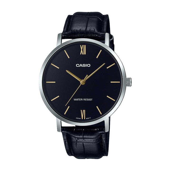 Original Casio - MTP-VT01L-1BUDF - Stainless Steel Watch for Men