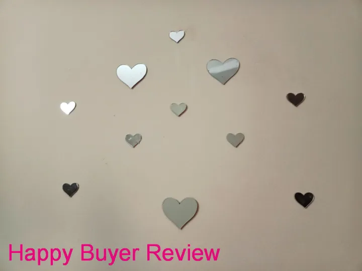 12%20pcs%20Love%20Heart%20Self%20Adhesive%20Acrylic%203D%20Mirror%20Wall%20Sticker%20Living%20Room%20Bedroom%20Home%20Decoration%20Wall%20Decor%20-%20Image%204