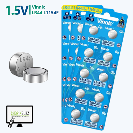 LR44 G13 1.5V L154F LR1154 AG13 Vinnic Cell Battery | Shopping Hall