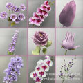 Purple Artificial Flower Wedding Flower for Wedding Light Purple Dark Purple Hydrangea Rose Craft Flower Arrangement Wedding Road Lead Background. 