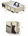 3 In 1 Baby Cot Travel Bag Diaper Bag Portable Bag. 