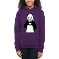 Purple Fleece Pullover Kangroo Winter High Quality Hoodie. 