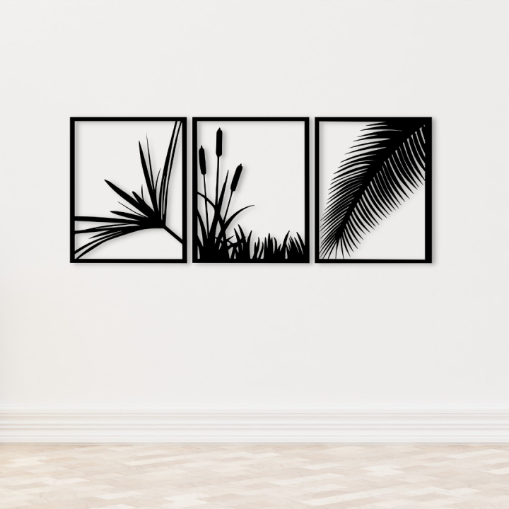 3D Style Wooden Wall design 3D Laser Cut For Home Decor peace's