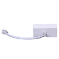 QUANBU RJ11 Plug to Dual UK BT Telephone Socket Convertor. 
