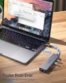 LENTION USB C Hub with Gigabit Ethernet Adapter, 4K HDMI, 3 USB 3.0 Dongle for 2023-2016 MacBook Pro 13/14/15/16, New Mac Air & Surface, Chromebook, More, Stable Driver Certified (CB-C25, Space Gray). 