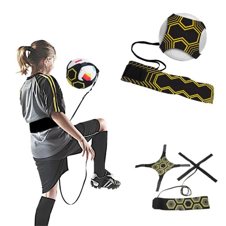 Football Kick Trainer Soccer Self Training Aid Equipment For Kids Adult Exercise