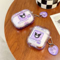 【NShisasN】Sanrio Quicksand My Melody Hello Kitty kuromi for Apple AirPods 1 2 3 Pro Cases Cover For IPhone Bluetooth Earbuds Earphone Case. 