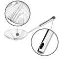 Spider Strainer, Stainless Steel Frying Spoon with Handle,for Deep Fryer, Pasta, Spaghetti, Noodles. 
