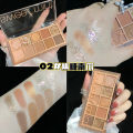 Make-up Sweet mint Ten Colors Eyeshadow Palette Pearlescent Matte Fine Glitter Student Party Daily Affordable Cement Terrestrial Pan. 