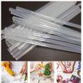 (pack of 10)hot glue gun sticks/simple glue gun sticks/ adhesive strong glue gun stick/tansparent glue gun adhesive sticks size 7mm. 