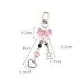 Cute  Charm Trendy Bow Kawaii Keychain Pendant Heart Y2K Bag Chain for For Girls For Women For Teens Gift  Use. 