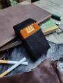 Genuine Leather  Cigarette case with Luxury  Crocodile Print | Hand made. 