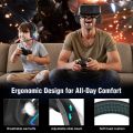 SOULBYTES S12 PS4 PS5 PC XBOX ONE SWITCH WITH MICROPHONE DYNAMIC RGB LED EFFECT 3.5MM WIRED STEREO BASS OVER EAR MIC GAMING HEADPHONES. 