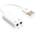 External USB 2.0 Stereo Jack Audio Sound Card - USB sound card 7.1 - Usb sound card for laptop - Usb sound card for pc - Usb sound card for mobile - Usb sound card adapter - Usb sound card adapter blutooth - Usb sound card ps4- Usb sound card for computer. 