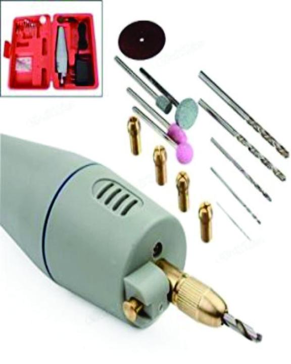 Mini Electric Drill Machine Grinder Rotating Tool, Hand Drill Driver Rotary Set Kit