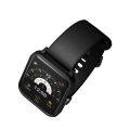 QCY Watch GTS stylish black smartwatch. 