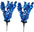 Artificial Flowers For Home Decor Office Decor Decoration Blossom Bunch All pictures are Original Blue. 